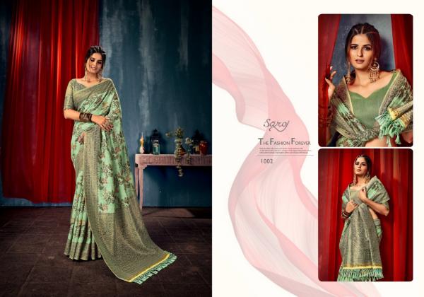 Saroj Maniratna 1 Linen Silk Festive Wear Exclusive Saree Collection